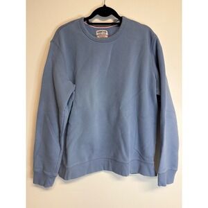 Lands' End, Light Blue, Long Sleeve, Crewneck Sweatshirt, Womens Size L‎